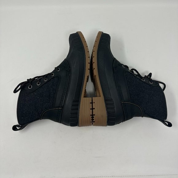 Kamik Sienna Mid Waterproof Black Winter Boot Rubber Wool 200 g Thinsulate - Picture 7 of 16